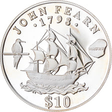 Moneta, Nauru, 10 Dollars, 1994, Proof, MS(65-70), Srebro, KM:7