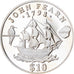 Moneta, Nauru, 10 Dollars, 1994, Proof, MS(65-70), Srebro, KM:7