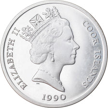 Coin, Cook Islands, Elizabeth II, 10 Dollars, 1990, Proof, MS(65-70), Silver