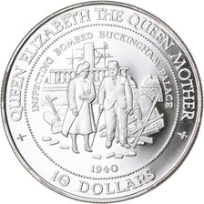 Moneta, Nauru, 10 Dollars, 1994, Proof, MS(65-70), Srebro, KM:6