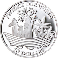 Monnaie, Nauru, 10 Dollars, 1993, Proof, FDC, Argent, KM:2