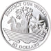 Monnaie, Nauru, 10 Dollars, 1993, Proof, FDC, Argent, KM:2