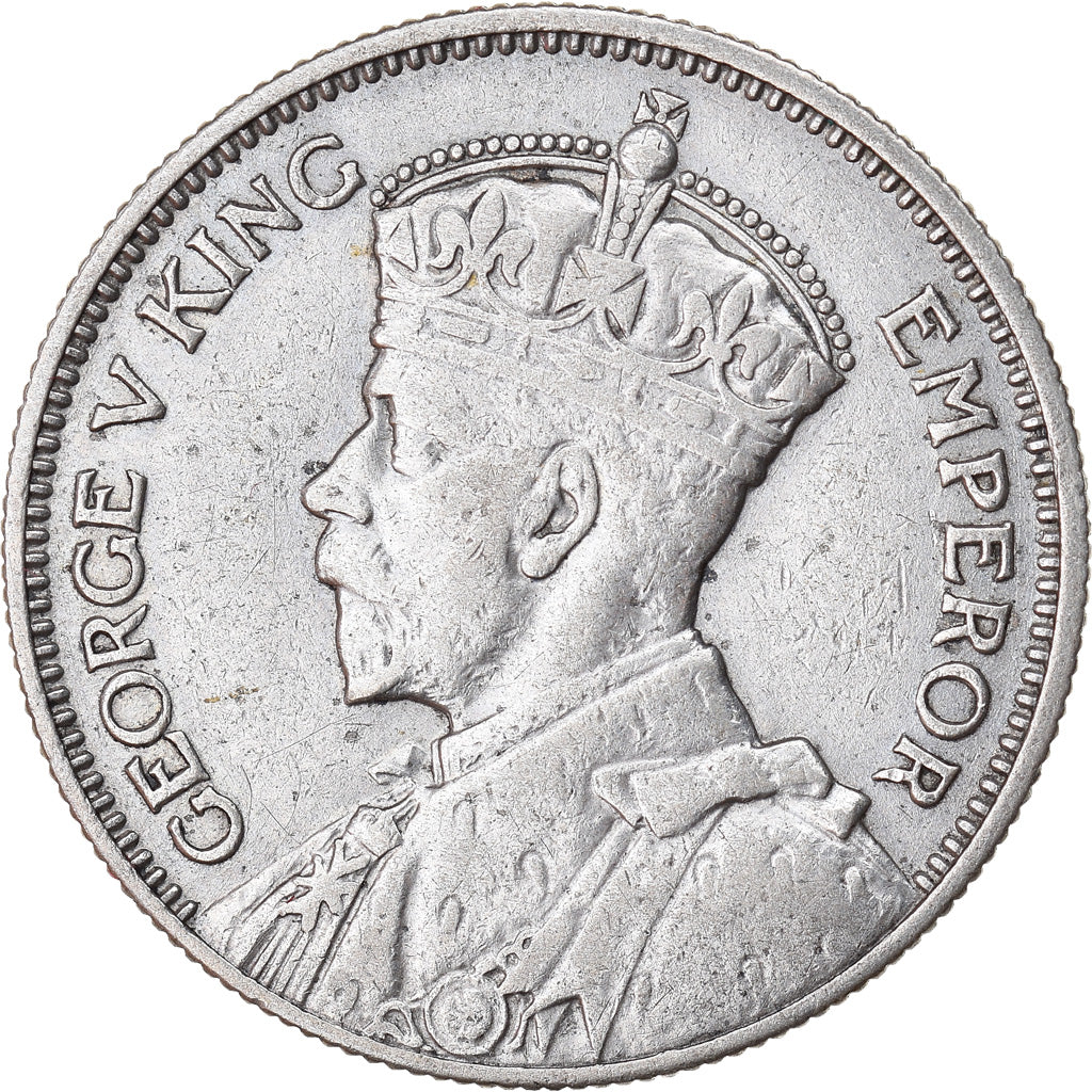 Coin, New Zealand, George V, Shilling, 1935, EF(40-45), Silver, KM:3