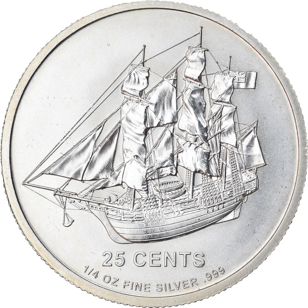 Münze, Cookinseln, 25 Cents, 2012, Proof, STGL, Silber, KM:New
