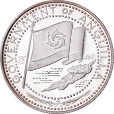 Moneta, ANGUILLA, 2 Dollars, 1970, Proof, MS(65-70), Srebro, KM:17