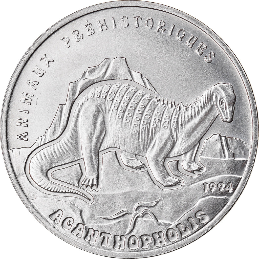 Coin, Benin, 200 Francs, 1994, MS(65-70), Copper-nickel, KM:8