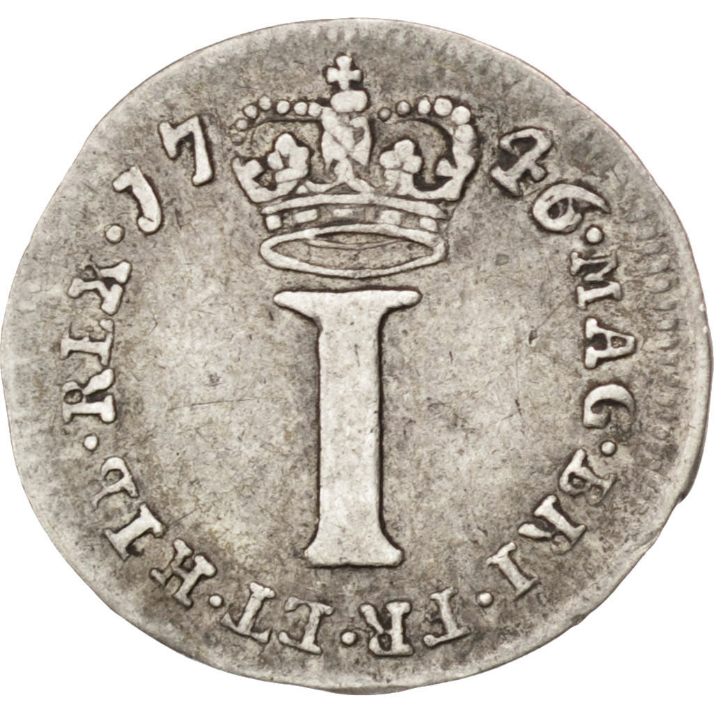 Great Britain, Penny, 1746, KM #567, EF(40-45), Silver, 0.48