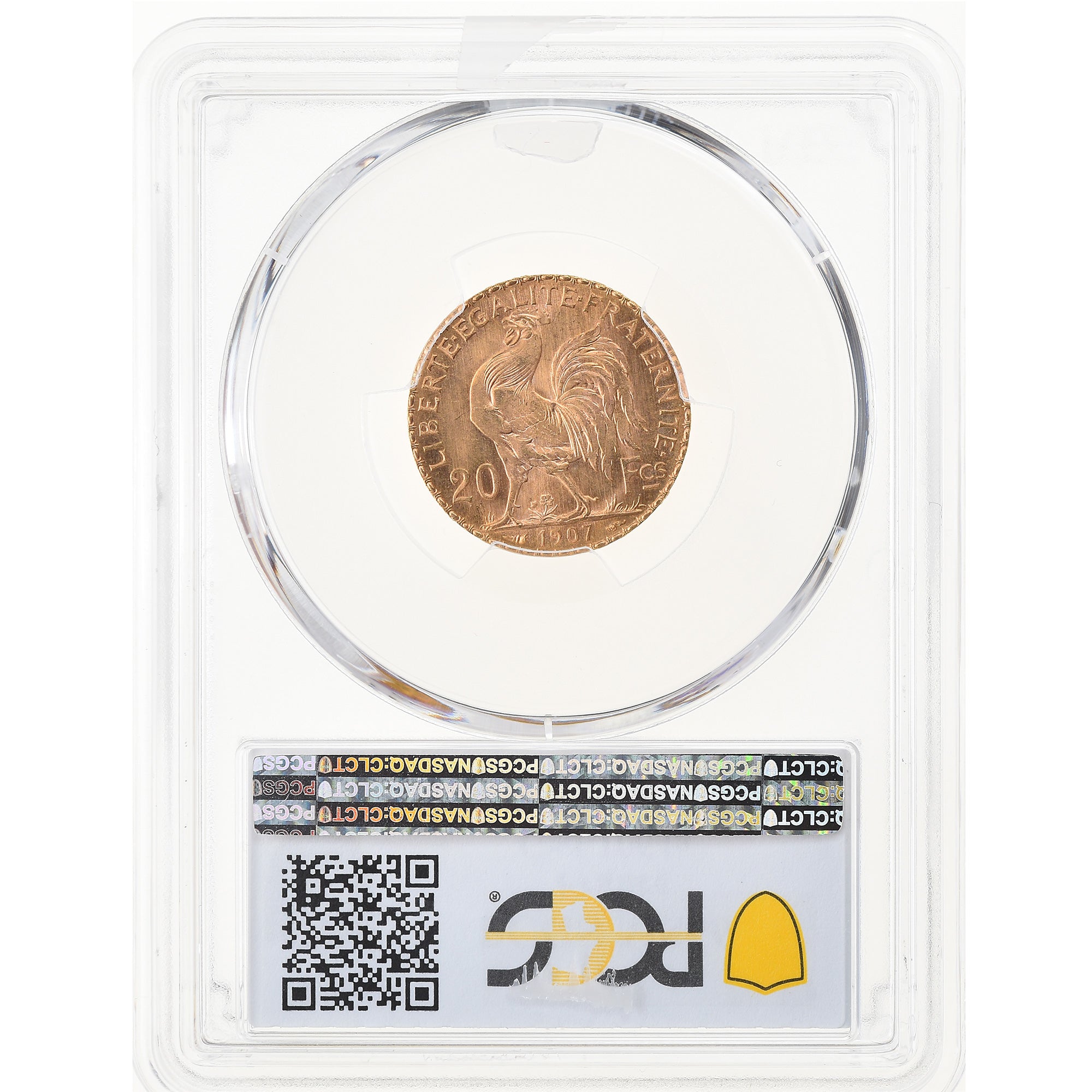Monnaie, France, Marianne, 20 Francs, 1907, Paris, PCGS, MS66, FDC, Or