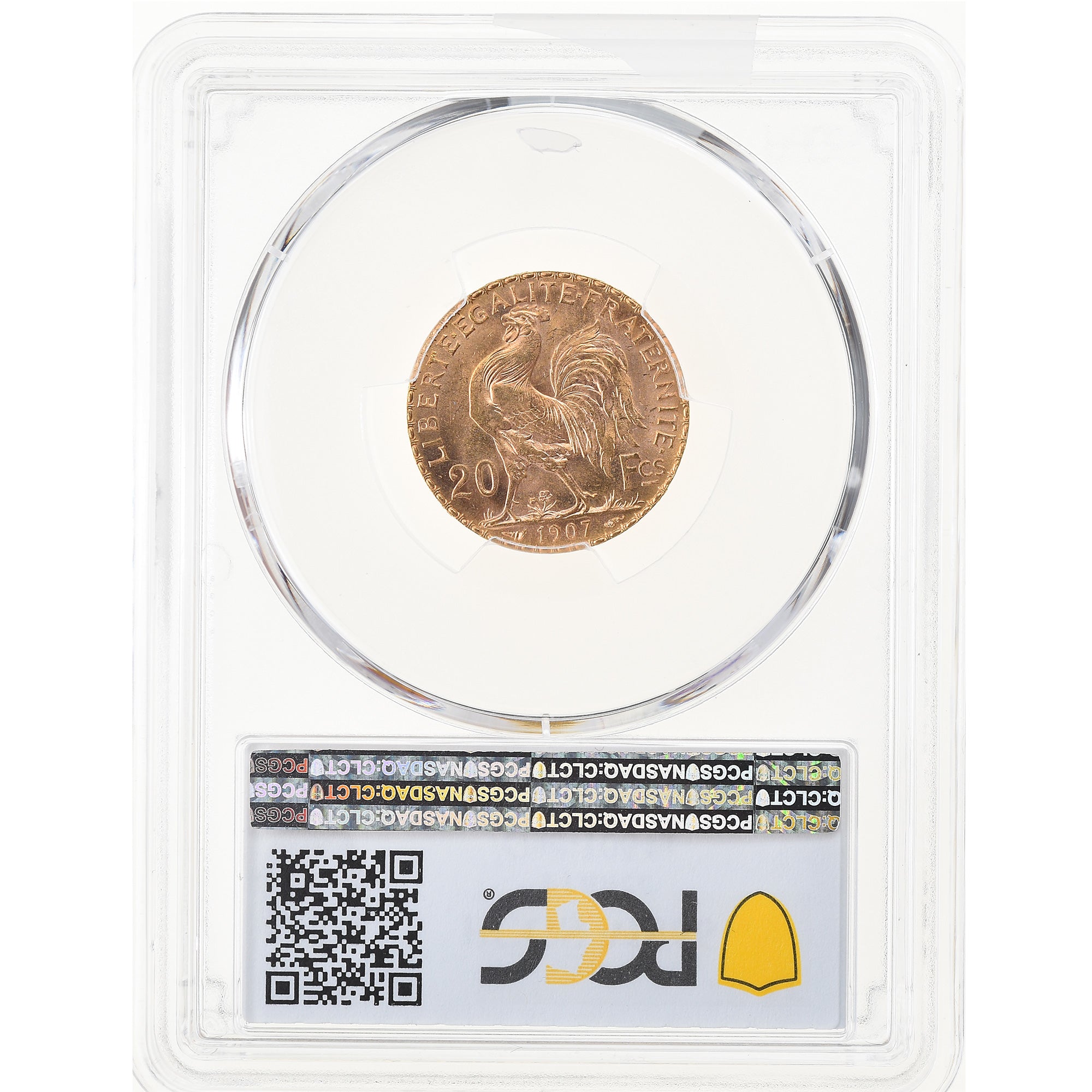 Münze, Frankreich, Marianne, 20 Francs, 1907, Paris, PCGS, MS66, STGL, Gold