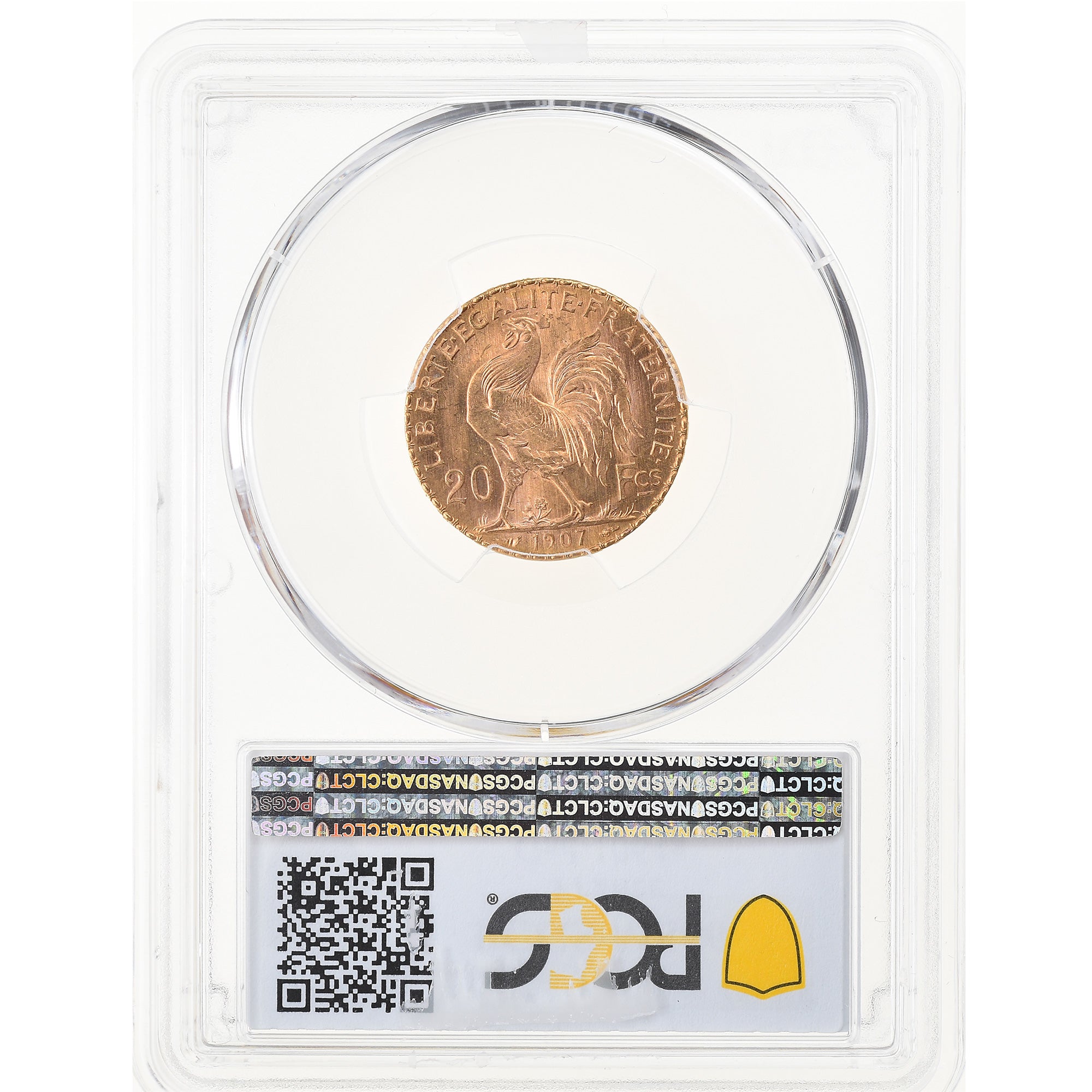 Monnaie, France, Marianne, 20 Francs, 1907, Paris, PCGS, MS66, FDC, Or