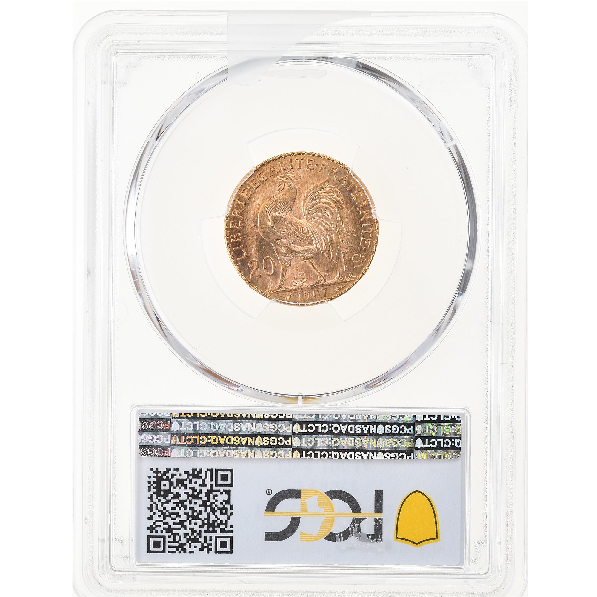Münze, Frankreich, Marianne, 20 Francs, 1907, Paris, PCGS, MS66, STGL, Gold