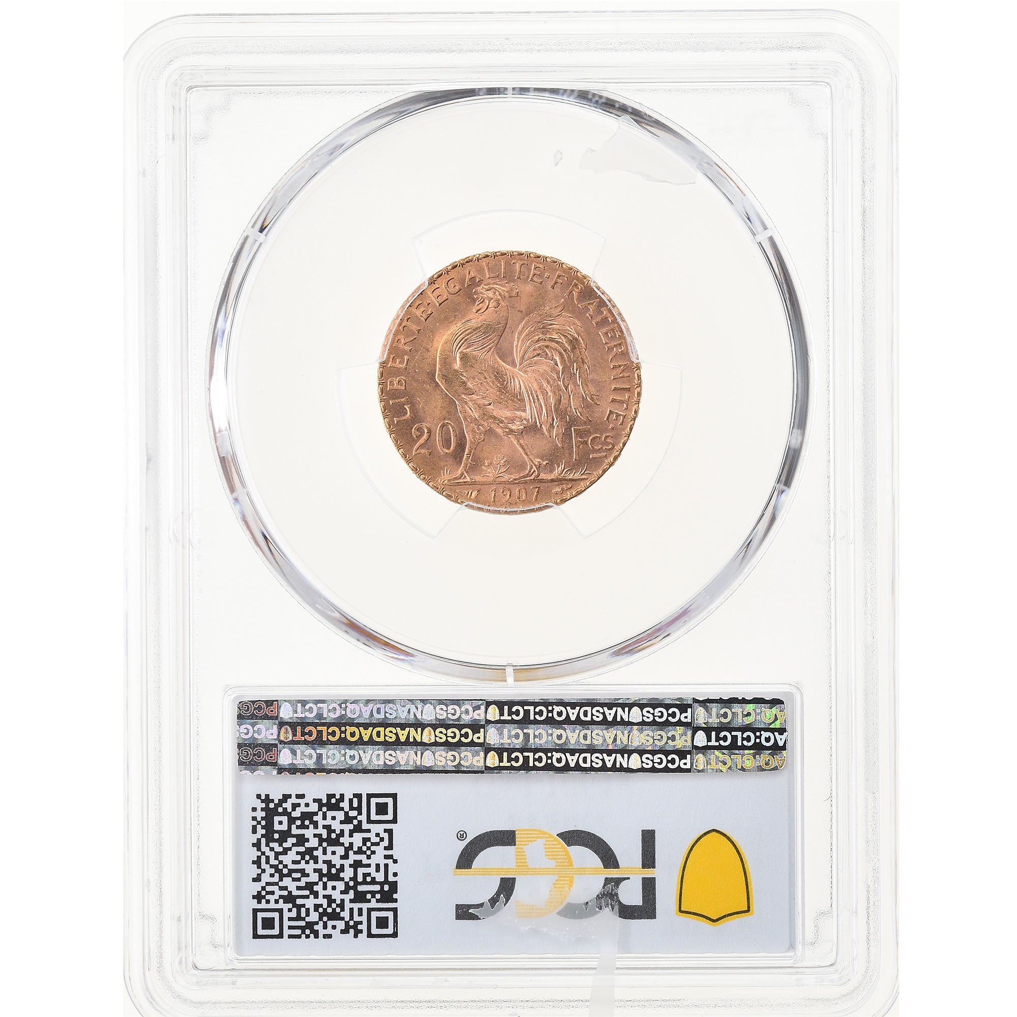 Monnaie, France, Marianne, 20 Francs, 1907, Paris, PCGS, MS66+, FDC, Or