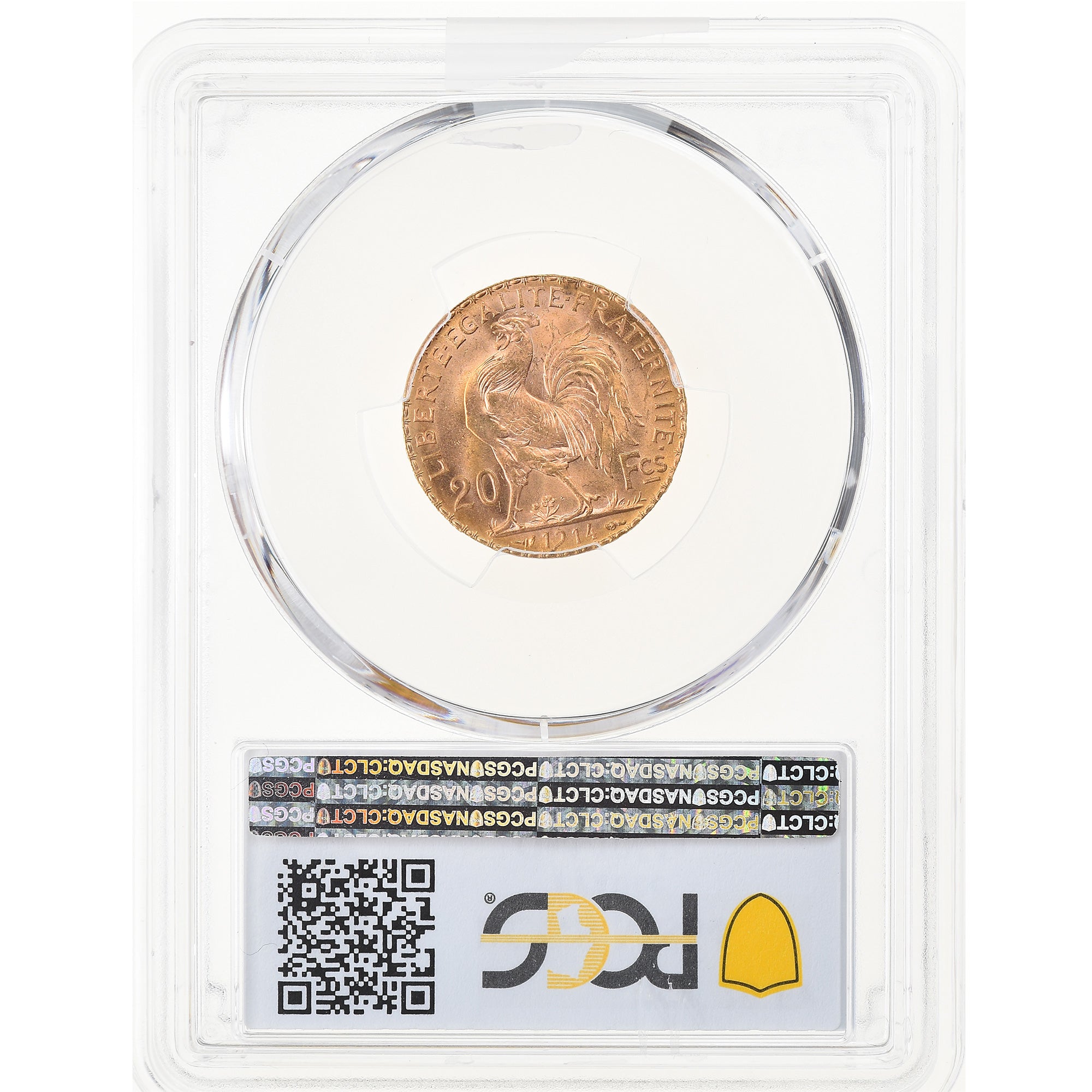 Monnaie, France, Marianne, 20 Francs, 1914, PCGS, MS64, SPL+, Or, Gadoury:1064a