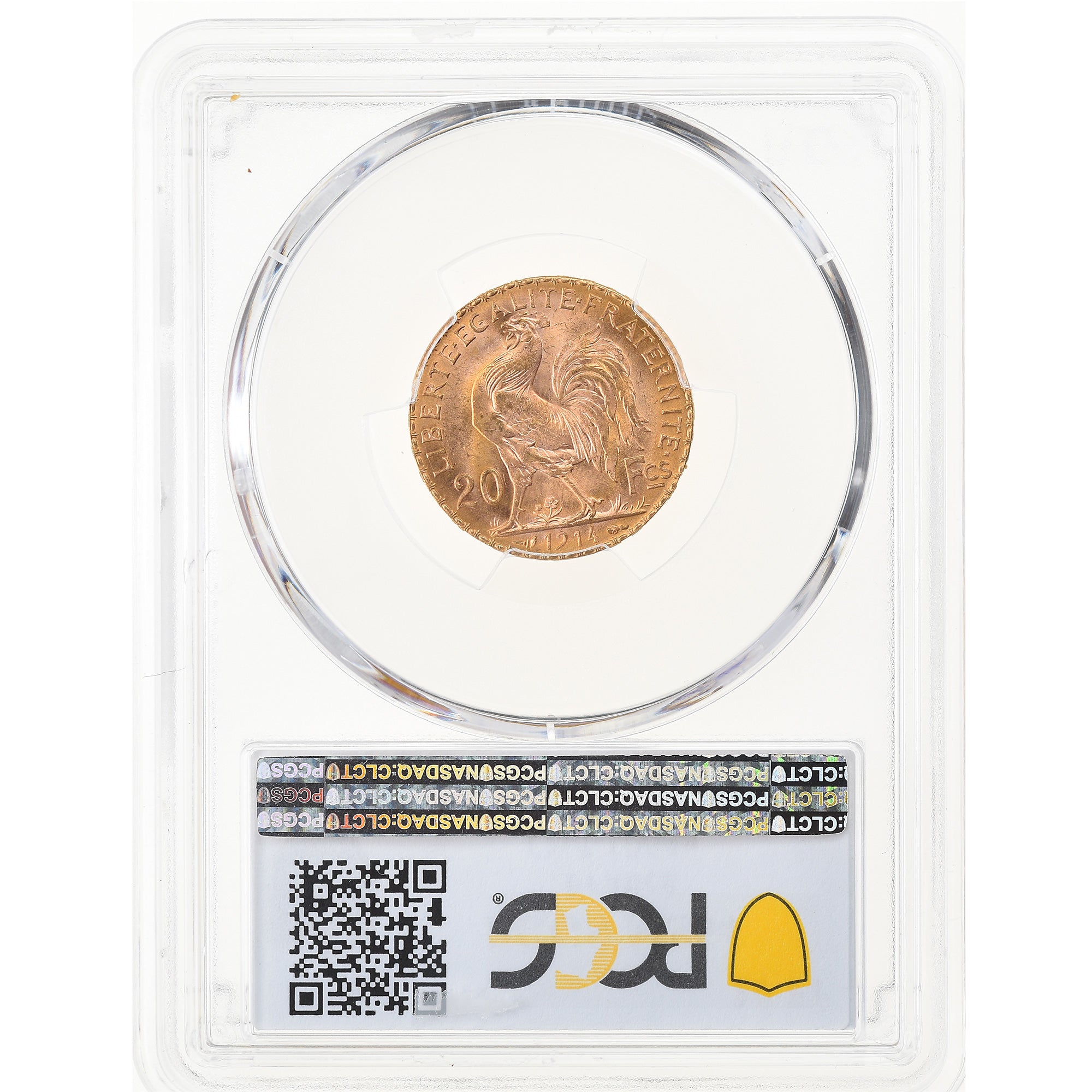 Monnaie, France, Marianne, 20 Francs, 1914, PCGS, MS64, SPL+, Or, Gadoury:1064a