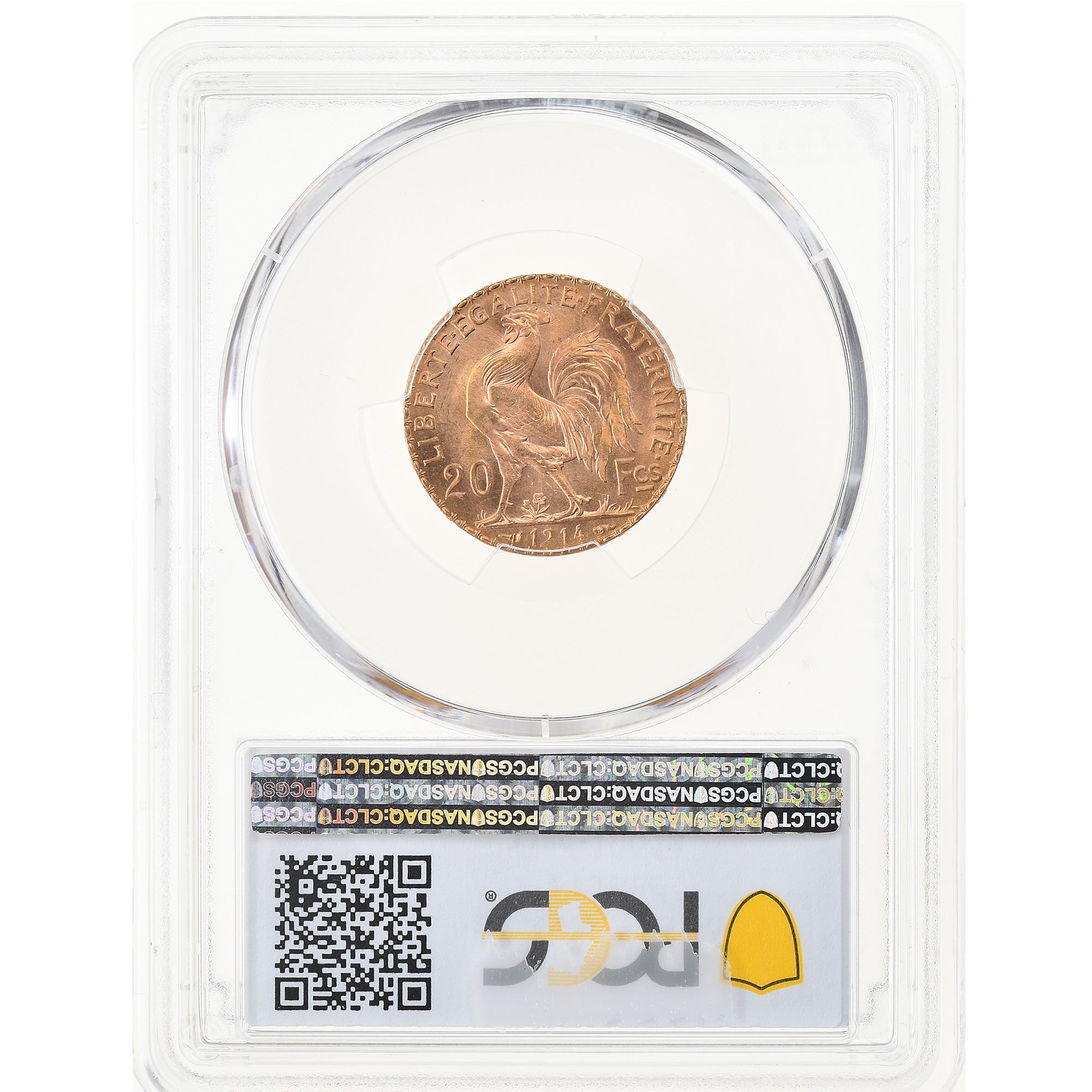 Monnaie, France, Marianne, 20 Francs, 1914, PCGS, MS66, FDC, Or, Gadoury:1064a