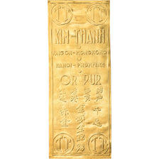 Coin, Indochina, Kim-Thanh, Gold plate, MS(60-62), Gold, Lecompte:327
