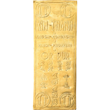 Monnaie, Indochine, Kim-Thanh, Gold plate, SUP, Or, Lecompte:327