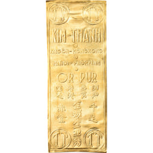 Monnaie, Indochine, Kim-Thanh, Gold plate, SUP+, Or, Lecompte:327