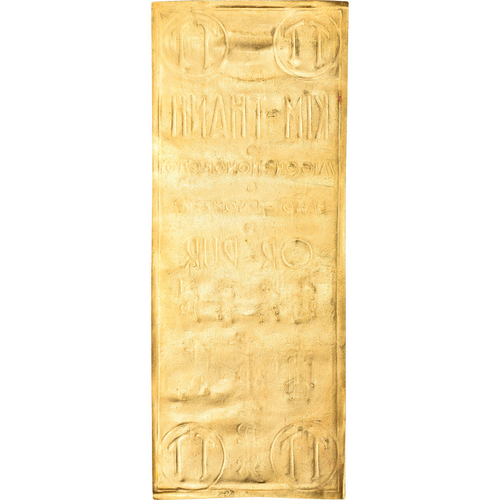 Monnaie, Indochine, Kim-Thanh, Gold plate, SUP+, Or, Lecompte:327