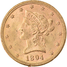 Moneta, Stati Uniti, Coronet Head, $10, Eagle, 1894, U.S. Mint, Philadelphia