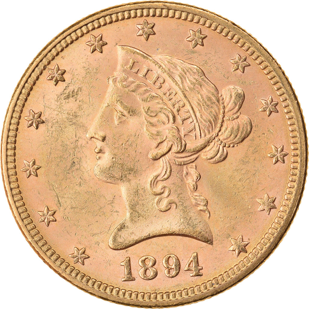 Moneta, Stati Uniti, Coronet Head, $10, Eagle, 1894, U.S. Mint, Philadelphia