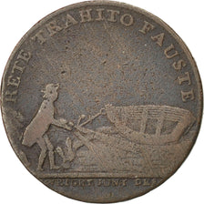 Scotland, 1/2 Penny Token, 1797, F(12-15), Copper, 9.85