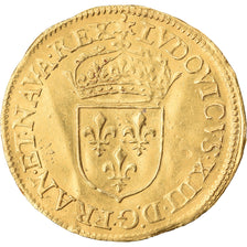 Moneda, Francia, Louis XIII, Écu d'or, Ecu d'or, 1634, Paris, Rare, MBC+, Oro
