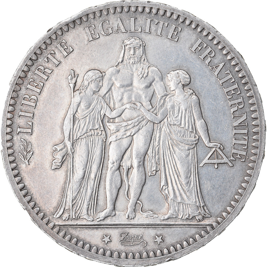 Coin, France, Hercule, 5 Francs, 1873, Paris, AU(55-58), Silver, KM:820.1
