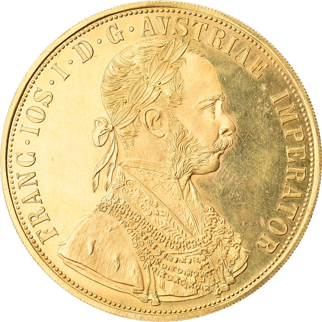 Monnaie, Autriche, Franz Joseph I, 4 Ducat, 1915, SPL, Or, KM:2276