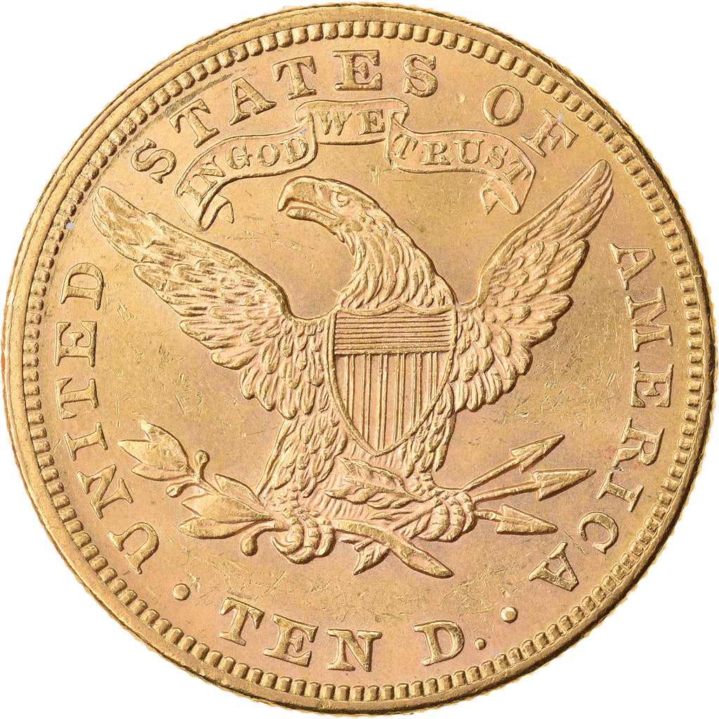 Coin, United States, Coronet Head, $10, Eagle, 1894, U.S. Mint, Philadelphia