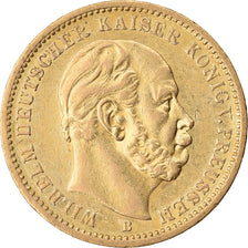 Coin, German States, PRUSSIA, Wilhelm I, 20 Mark, 1872, Hannover, AU(50-53)