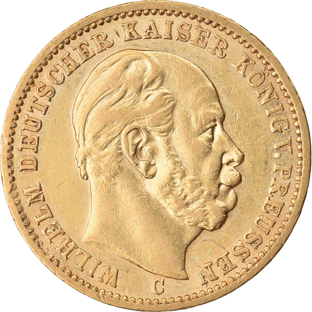 Moneda, Estados alemanes, PRUSSIA, Wilhelm I, 20 Mark, 1873, Frankfurt, EBC