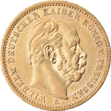 Moeda, Estados Alemães, PRUSSIA, Wilhelm I, 20 Mark, 1883, Berlin, AU(55-58)