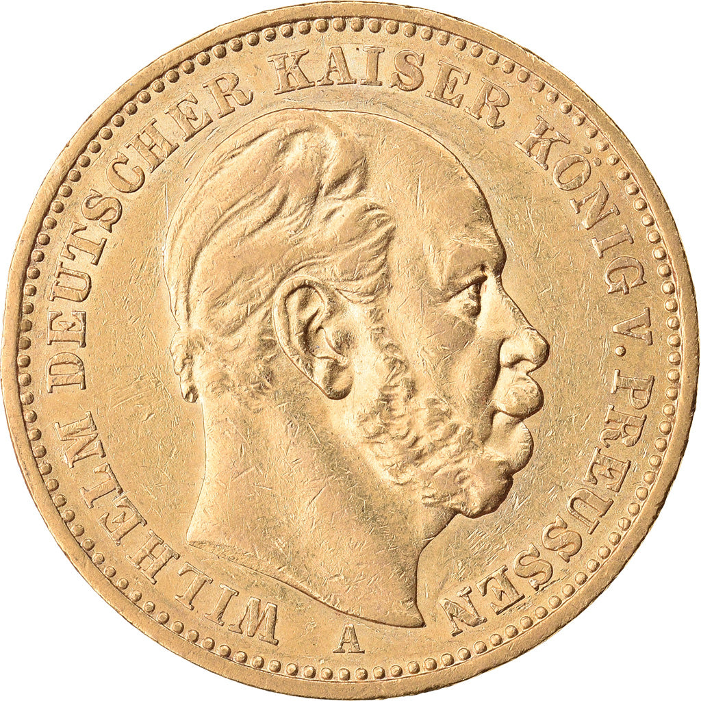 Monnaie, Etats allemands, PRUSSIA, Wilhelm I, 20 Mark, 1887, Berlin, SUP+, Or
