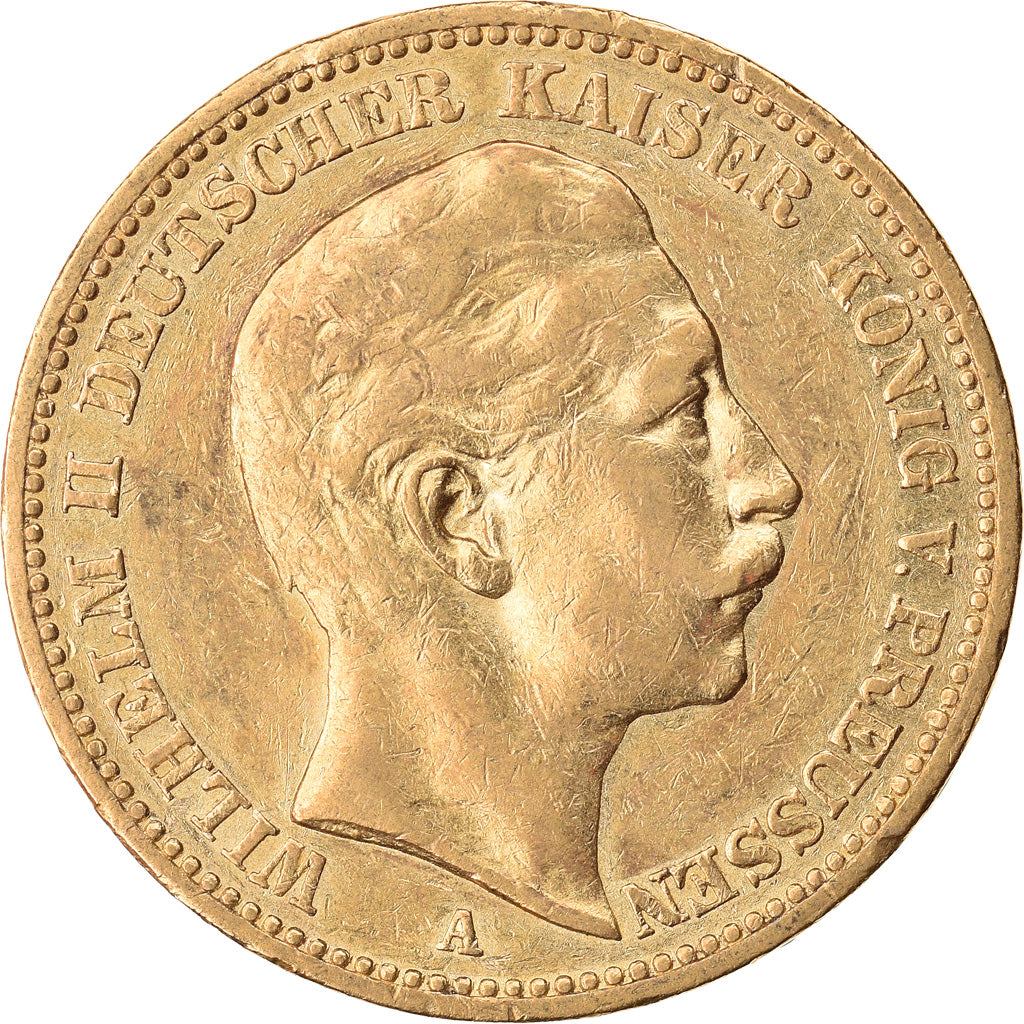 Monnaie, Etats allemands, PRUSSIA, Wilhelm II, 20 Mark, 1890, Berlin, SUP, Or
