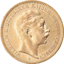 Moneda, Estados alemanes, PRUSSIA, Wilhelm II, 20 Mark, 1900, Berlin, EBC+, Oro