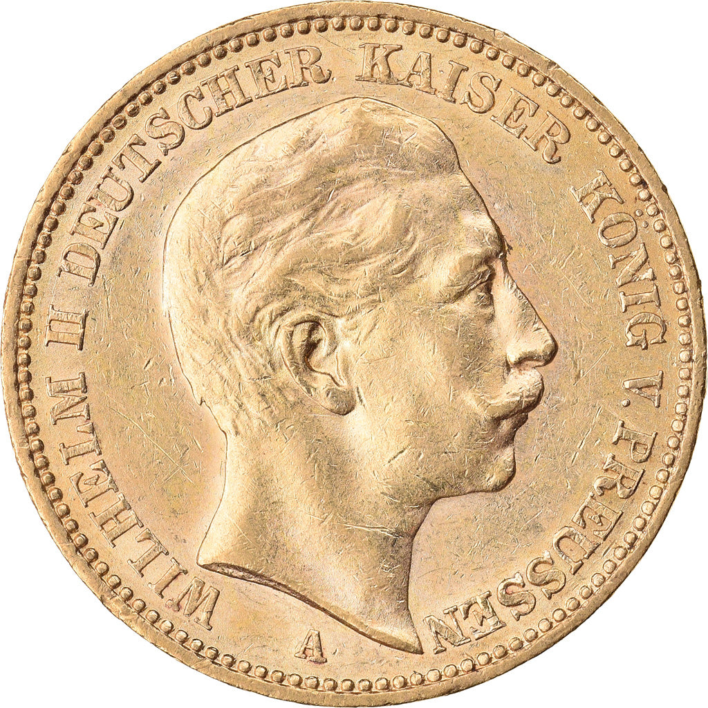 Moneta, Stati tedeschi, PRUSSIA, Wilhelm II, 20 Mark, 1903, Berlin, SPL, Oro
