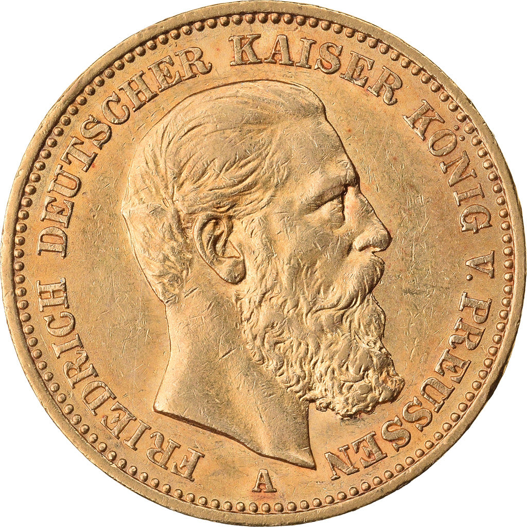 Münze, Deutsch Staaten, PRUSSIA, Friedrich III, 20 Mark, 1888, Berlin, VZ+