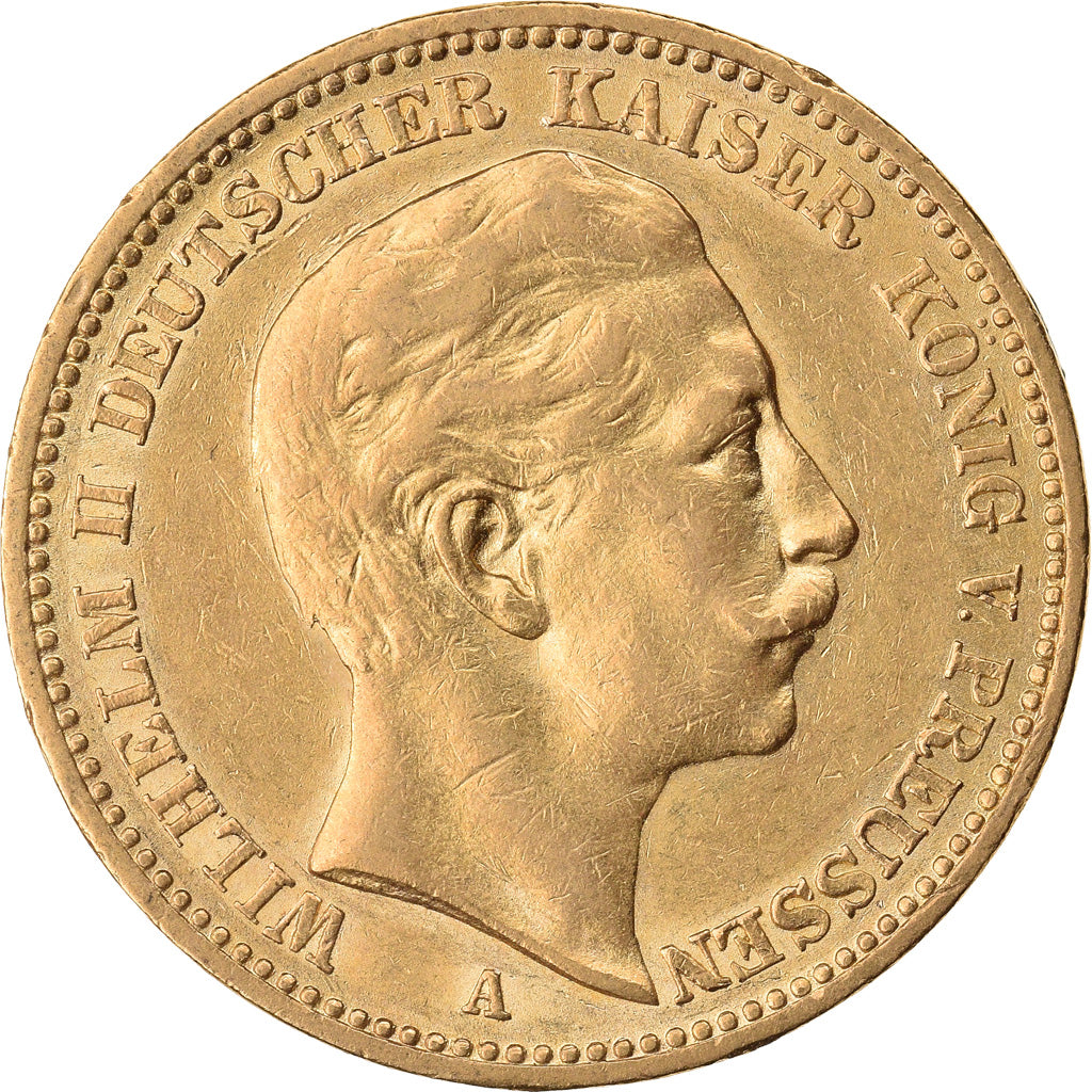 Monnaie, Etats allemands, PRUSSIA, Wilhelm II, 20 Mark, 1896, Berlin, SUP, Or