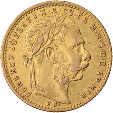 Moneda, Hungría, Franz Joseph I, 8 Forint 20 Francs, 1885, Kormoczbanya, MBC+