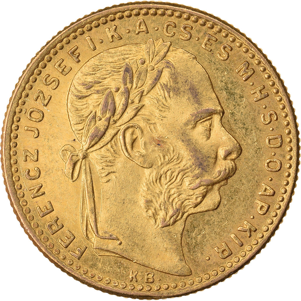 Moneta, Węgry, Franz Joseph I, 8 Forint 20 Francs, 1888, Kormoczbanya