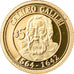 Coin, Nauru, Galileo Galilei, 5 Dollars, 2010, MS(65-70), Gold