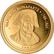 Monnaie, Congo, Napoléon Bonaparte, 1500 Francs CFA, 2007, FDC, Or