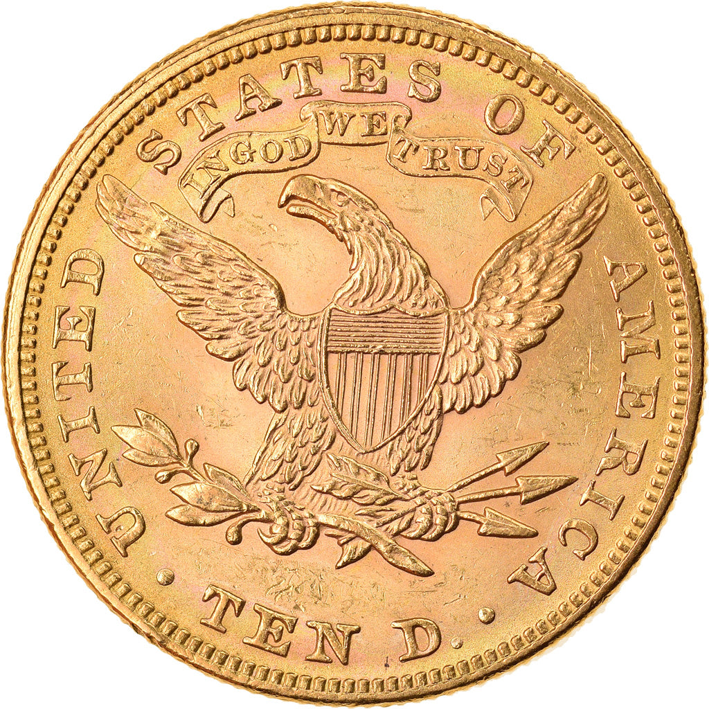Moneda, Estados Unidos, Coronet Head, $10, Eagle, 1894, Philadelphia, EBC, Oro