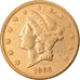 Coin, United States, Liberty Head, $20, Double Eagle, 1885, U.S. Mint, San