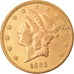 Moneta, USA, Liberty Head, $20, Double Eagle, 1895, U.S. Mint, Philadelphia