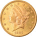 Moeda, Estados Unidos da América, Liberty Head, $20, Double Eagle, 1895, U.S.