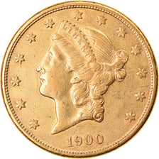 Coin, United States, Liberty Head, $20, Double Eagle, 1900, U.S. Mint, San