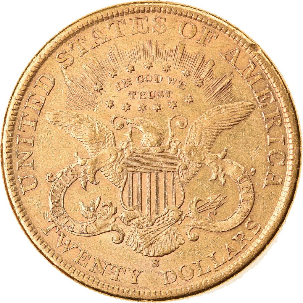 Coin, United States, Liberty Head, $20, Double Eagle, 1900, U.S. Mint, San