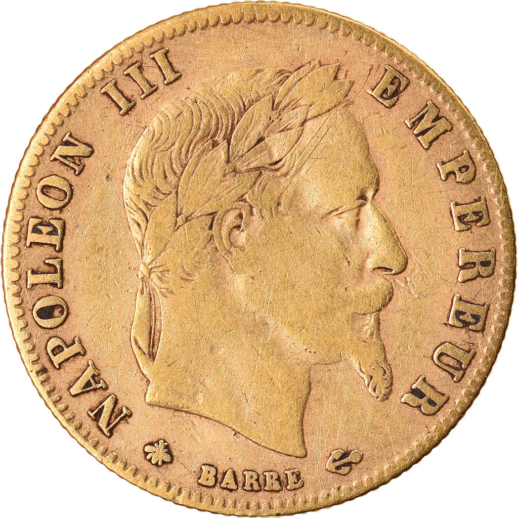 Coin, France, Napoleon III, 5 Francs, 1862, Paris, VF(30-35), Gold, KM:803.1